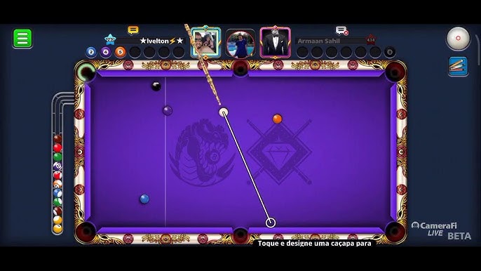 Gray-haired Grandpappy gaming on Facebook in FREE Miniclip 9 ball