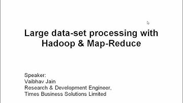 Introduction - Code Walkthrough - Large data-set processing with Hadoop & Map-Reduce