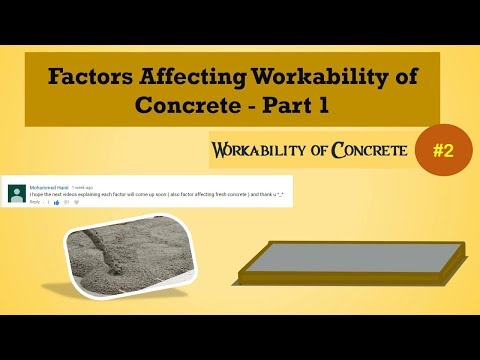 Video: Hvordan påvirker betonens bearbejdelighed produktiviteten af beton?