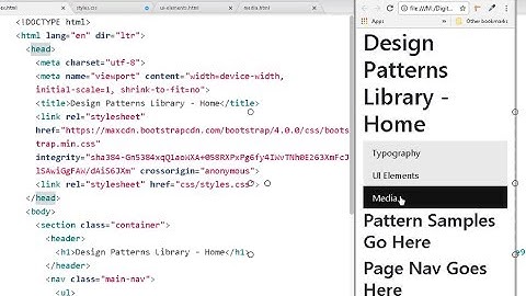 Adding Responsive Navbar with Bootstrap 4