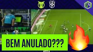 "EM VÁRIOS JOGOS SERIA PÊNALTI": VAR CANCELA MARCAÇÃO PARA ATHLETICO x PALMEIRAS | BRASILEIRÃO