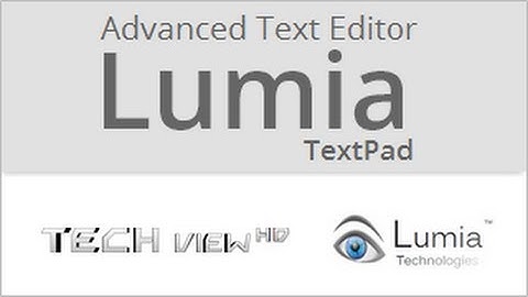 Text Editor made in VB.NET - Lumia TextPad