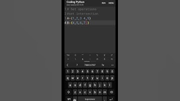 set operations || set intersection|| 🐍Python Programming Python|| programming language#ytshorts