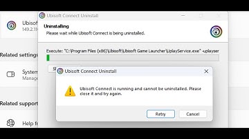 Fix Ubisoft Connect Uninstall Error Ubisoft Connect Is Running And Cannot Be Uninstalled