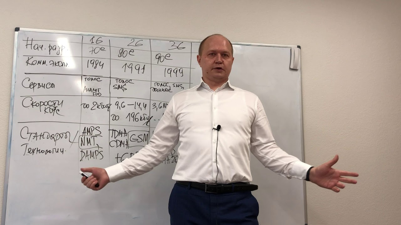 Технологии 5G. Алексей Сальва. Часть 1. Поколения мобильной связи