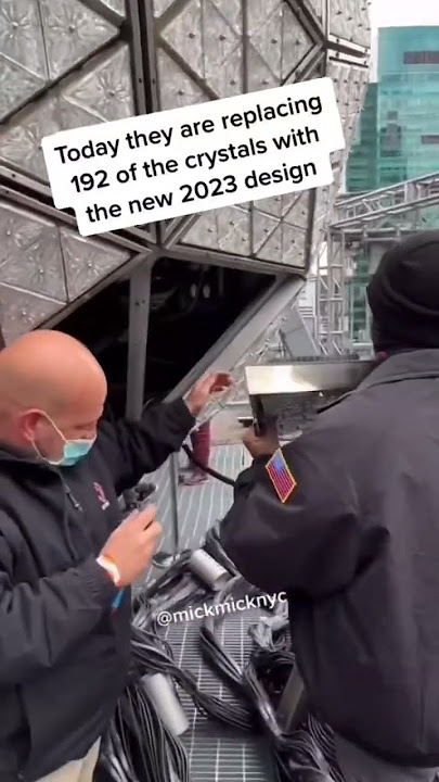 The famous Times Square NYE Ball is getting the new 2023 crystal design 😍