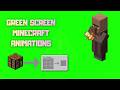Green screen MINECRAFT animation for you 🤩