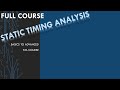 Sta lec1  basics of static timing analysis  static timing analysis tutorial  vlsi