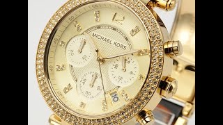 MICHAEL KORS WATCH MK5688 PARKER GOLD REVIEW LADIES マイケル・コース パーカー ゴールド レビュー レディース 腕時計