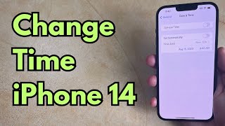 How to Change Time on iPhone 14