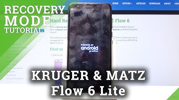 How to Boot Recovery Mode in KRUGER & MATZ Flow 6 - Android System Recovery
