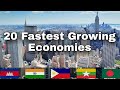 Top 20 Fastest Growing Economies in the World 2019