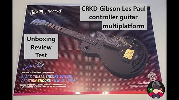 CRKD Gibson Les Paul multiplatform controller guitar. unboxing, review and test.