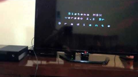 MSX EXPERT GRADIENTE 1.1 CINZA C/CAIXA E MANUAL