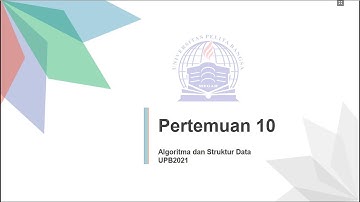 10. Algoritma & Struktur Data (4 SKS) 1 TI.21.C.2