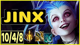 CHALLENGER ADC 10CSPM Gameplay - Jinx vs Xayah | 10/4/8