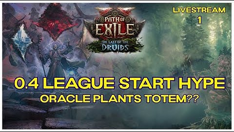 0.4 Oracle Bear Slam League Start Hype! | [PoE 2] Stream 2