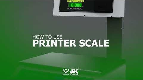 Printer Scale | How to Add Products | ENGLISH