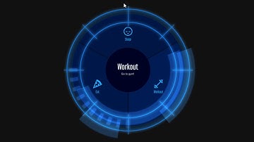 Unity3d Neon Radial Menu Asset