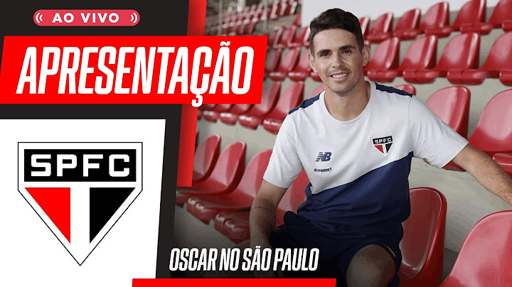 OSCAR É APRESENTADO NO SÃO PAULO | AO VIVO E COM IMAGENS