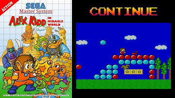 Alex Kidd in Miracle World / Cheat: Continue (Sega Master System)