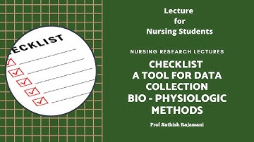 Bio physiologic Methods for Data Collection in Nursing Research