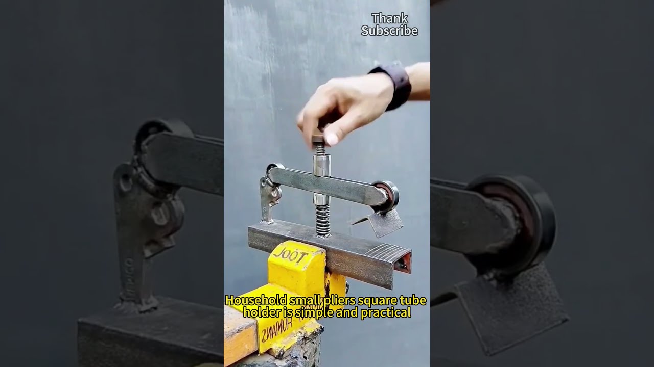 Small Household Bench Vise Square Tube Fixer Is Simple And Practical