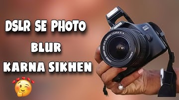 DSLR se photo blur karna sikhen 🥰#short #vairal #editing #camera
