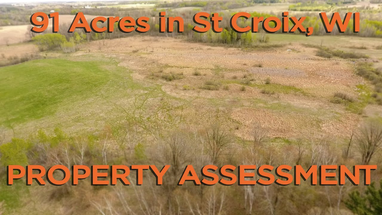 92 Acres in St Croix County, WI Property Assessment YouTube