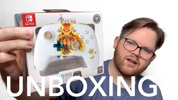 PowerA "Zelda" Enhanced Wireless Controller Unboxing