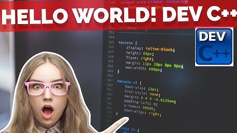 hello world with dev c++ 🧑‍💻
