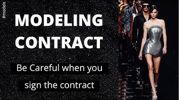 BEFORE SIGNING-UP WITH THE MODELING AGENCY!