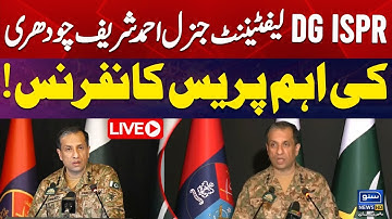 🔴 LIVE | DG ISPR Lt. Gen. Ahmed Sharif Chaudhry Important Press Conference | Suno News HD