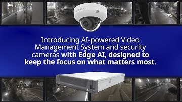 AI-powered Video Surveillance from Illustra IQ