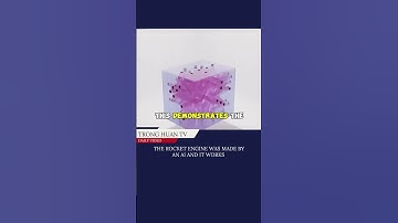 This rocket engine was made by an AI and it WORKS #shorts