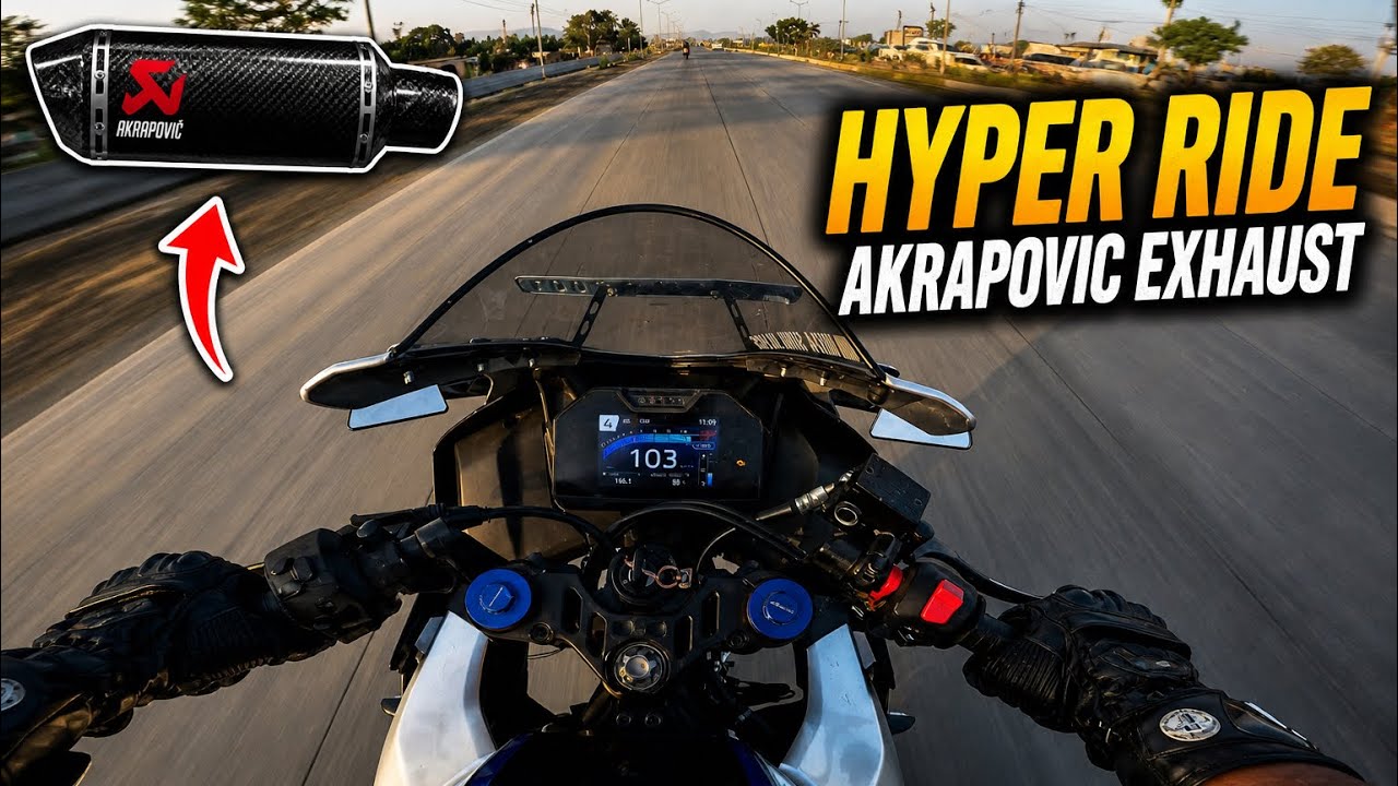 This R15M Sound is INSANE 🔥 Akrapovic Exhaust Hyper Ride - YouTube