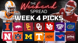 Details College Football Week 4 Picks: Tennessee @ Oklahoma, USC @ Michigan, Utah @ Okla. State & More News
