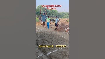 Rpf constable 14 feet long jump training🔥 | #longjump #rpfconstable #bestcoach #shorts #viral