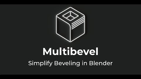 Multibevel for Blender 4.3 - More Control, Less Effort!