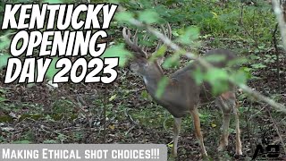 Kentucky DEER SEASON Opening Day 2023 - Bow Hunting -Taking an ETHICAL Shot