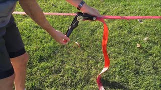 How To Set Up A Slackline (With Ratchet)