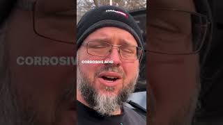 How to clean the corrosion from your battery terminals. Full vid @YOUCanFixAnythingAuto. #diy