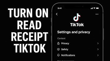 How to Turn On Read Receipts on TikTok (See When They Read Your DMs!)