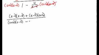 Simplifying Complex Rational Expressions 5.3