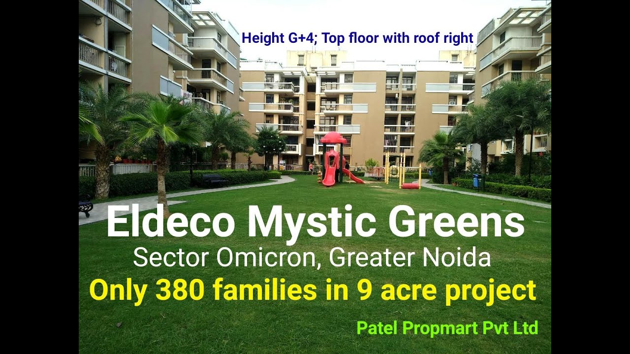 Eldeco Mystic Greens, Omicron, Greater Noida. Lowrise & Low density. 9910161437 www.patelprop