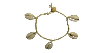 Diy Handmade Biceps Bracelet With Cowrie Shells For Men Tutorial