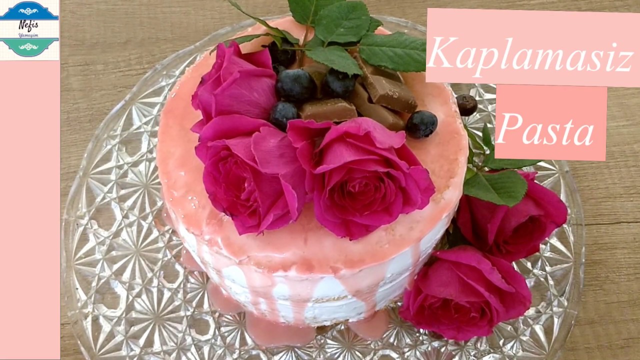 Naked Cake_Kaplamasiz Kolay Cilek Recelli Pasta_Her Özel güne yakisan