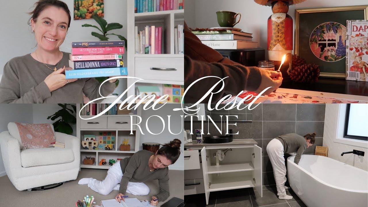 ☀️ JUNE RESET ROUTINE | Cleaning Motivation, Monthly Planning, Budget ...
