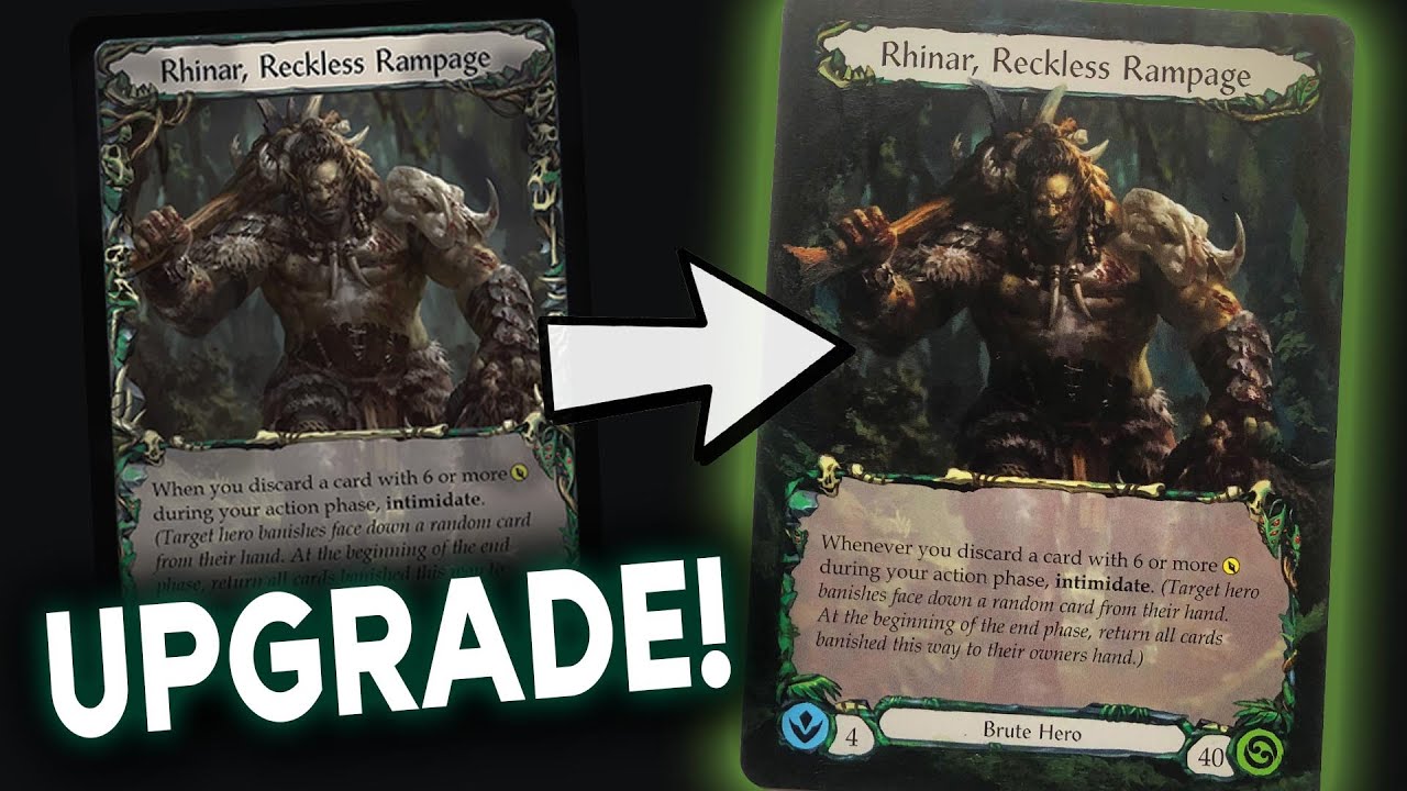 Rhinar // Rhinar, Reckless Rampage - 1st Edition - Other Trading Card Games  » Flesh and Blood TCG Singles » Welcome to Rathe - The Side Deck - Gaming  Cafe