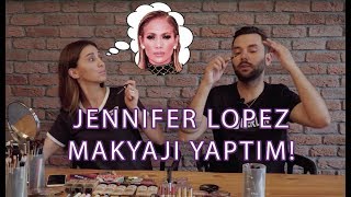 jennifer lopez makyajı yaptım fezi altun
